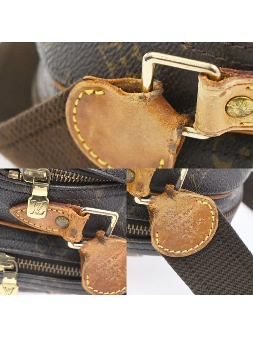 Louis Vuitton Reporter PM Shoulder Bag Monogram Leather